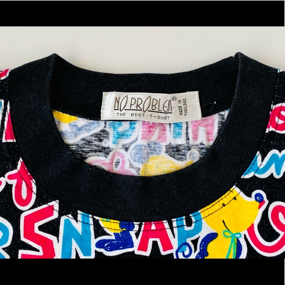 No Problem Men’s Multicolor Cotton Graphic Tees - L - Pre-owned - Picture 4 of 5